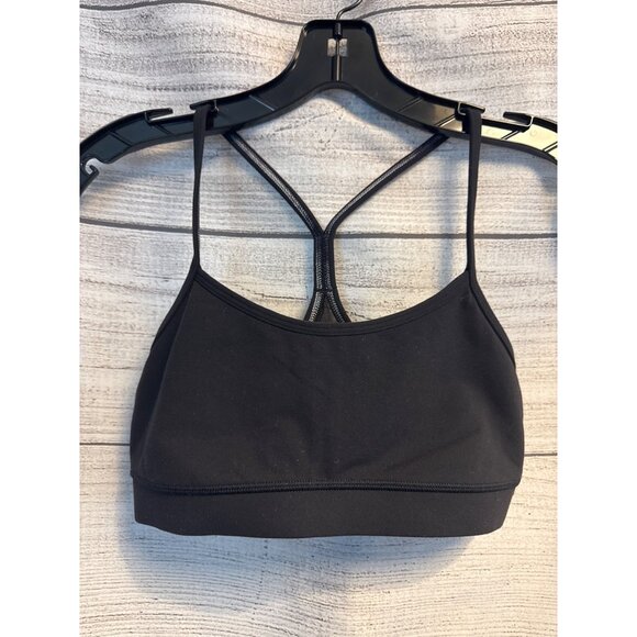 Lululemon Black Power Y Bra Size 6 - Picture 1 of 3